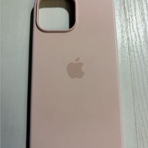 Apple Soft Pink Silicone iPhone Case with Apple Logo
